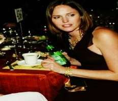 Jorja Fox consuming alcohol